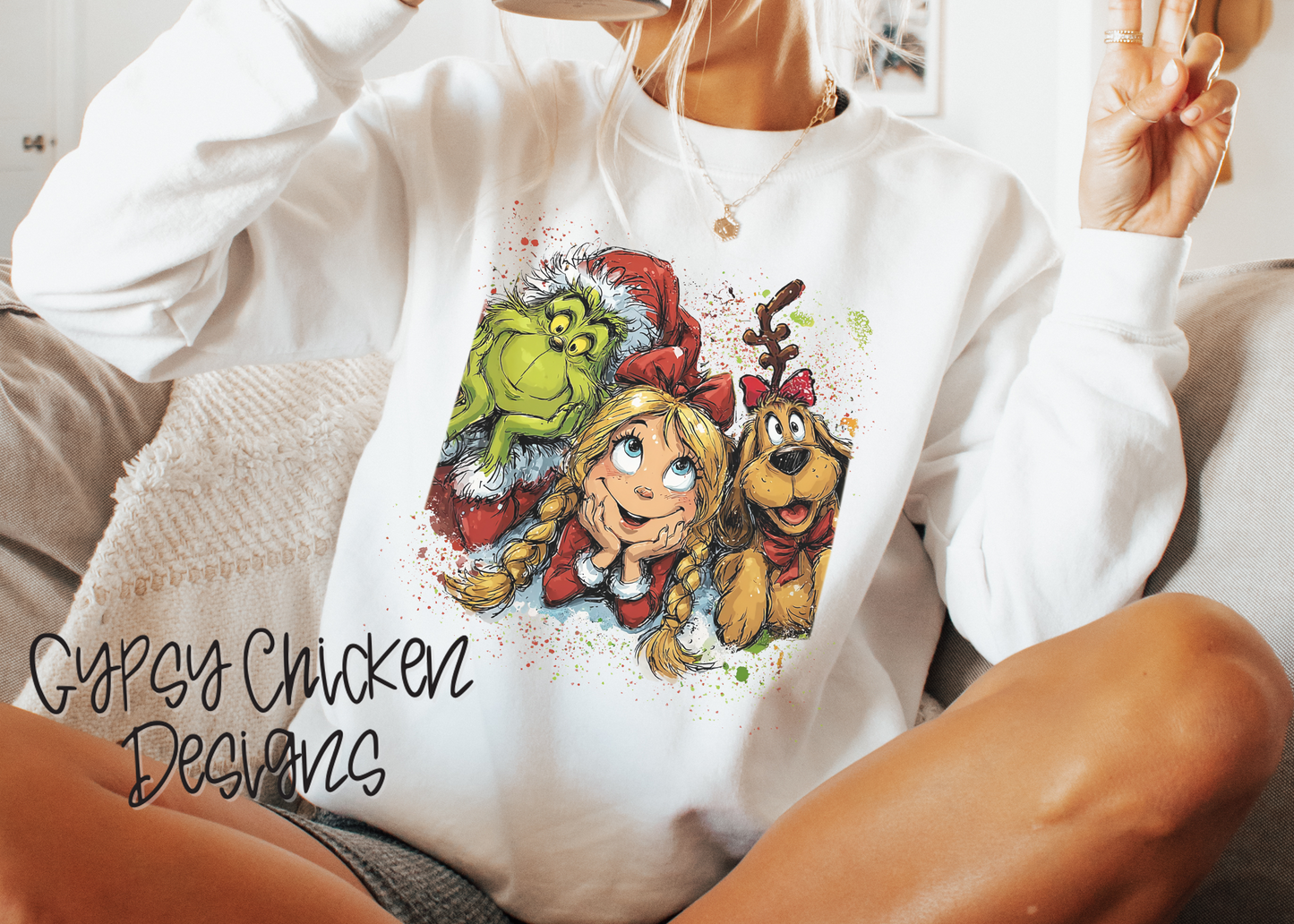 Retro Green Guy and Friends