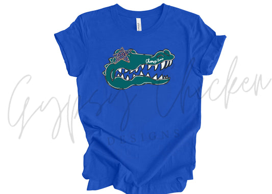 Rhinestone Gator Chomp