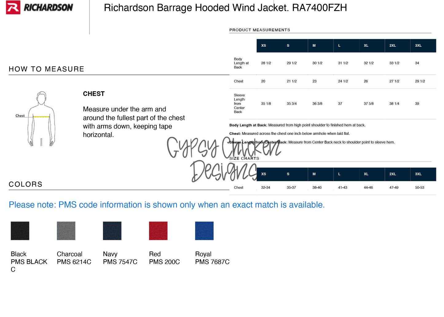 Richardson Hooded Wind Jacket with Embroidered Player number