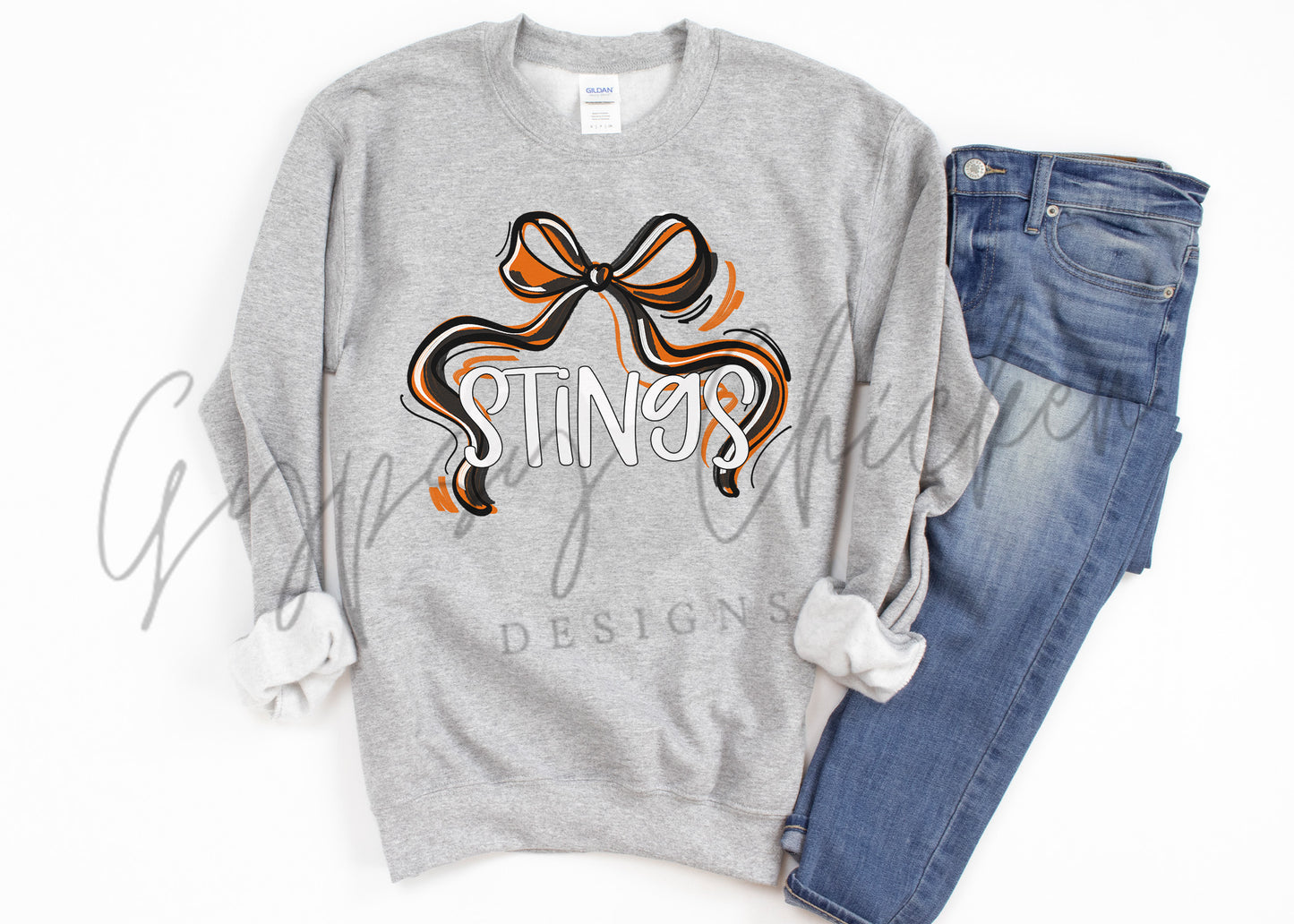 Ribbon Sports Bow {Custom}