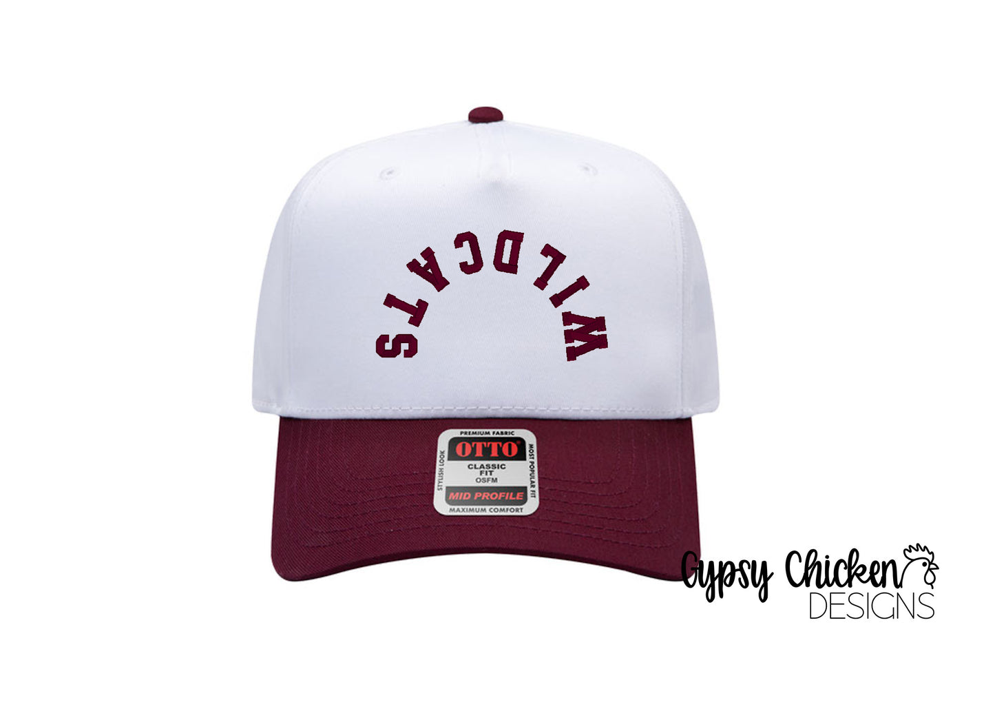 Upside Down Wildcats| Embroidered Hat