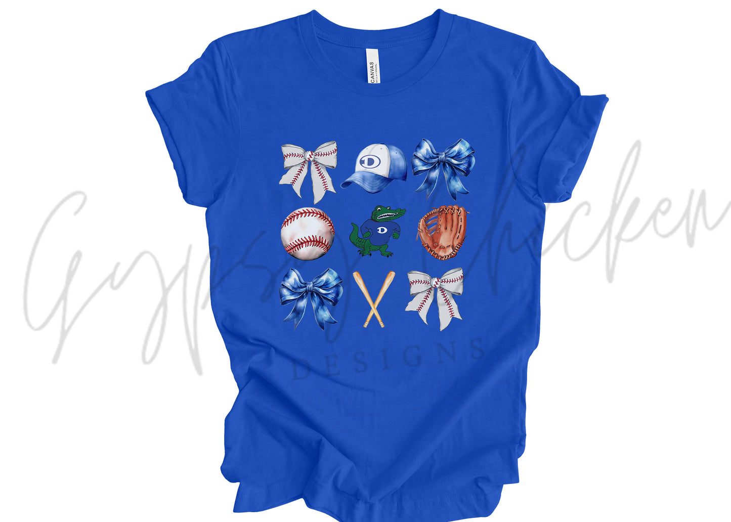 Gators Baseball Bows