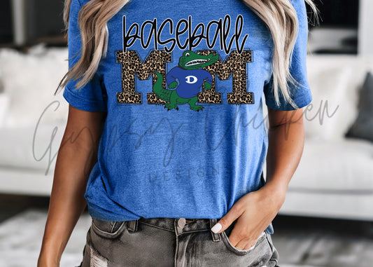 Baseball Mom {Leopard and Big Al}