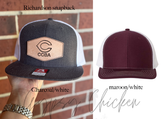 CCBA Leather Patch Hat