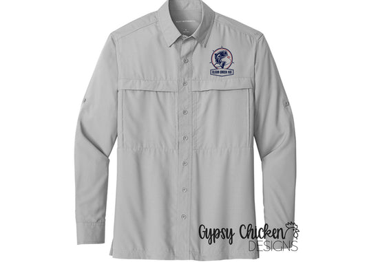 CCISD Men's Long Sleeve Dockside Shirt | Embroidered