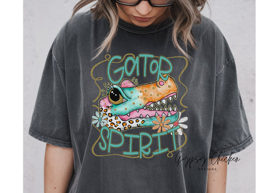 Gator Funky Retro Mascot