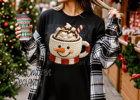 Faux Yarn Hot Cocoa