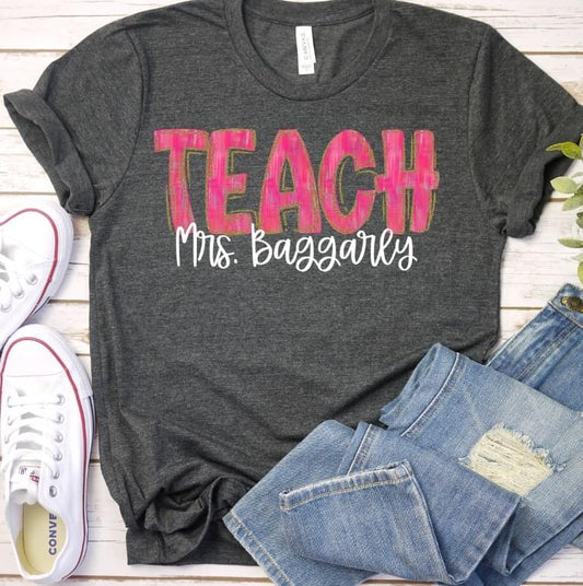 Teach  {Pink Painted}
