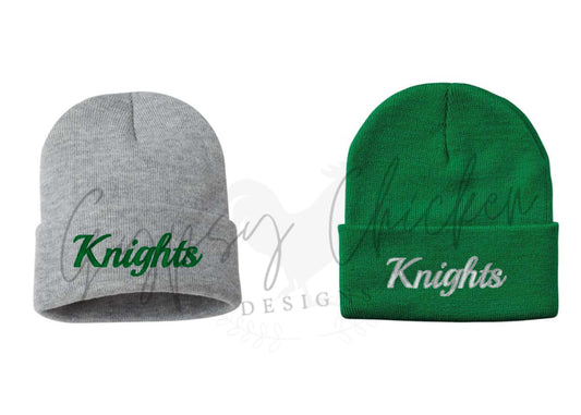 Embroidered Knights Beanie
