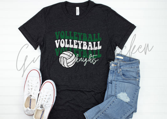 Knights Volleyball Wave