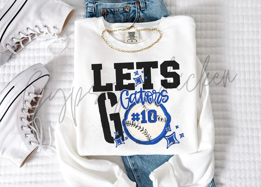 Let's Go Gators {player number option}