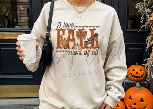 I Love Fall Most of All