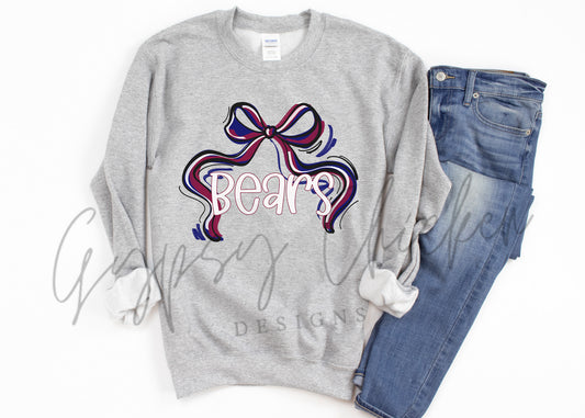 Ribbon Sports Bow {Custom}