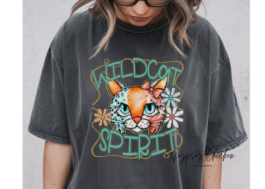 Wildcat  Funky Retro Mascot