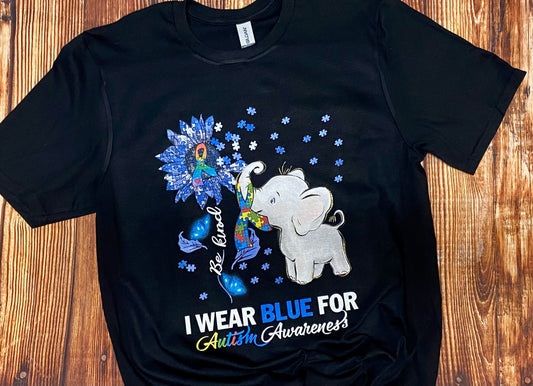 Wear Blue for Autism {elephant}